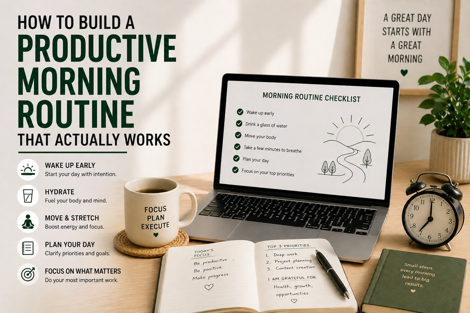 How to Build a Productive Morning Routine That Actually Works